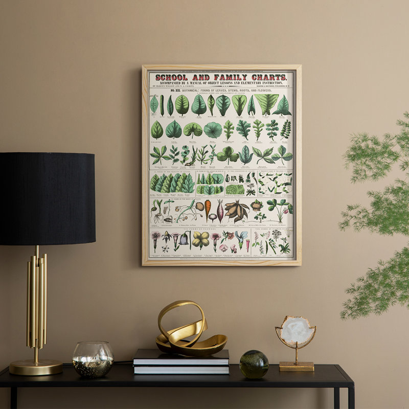 «Vintage Landscape XL», reproduction encadrée - bois massif, Naturel, H 21 po x l 17 po