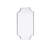Notched Metal Mirror 22x36 inch in Silver-1472379609-1472379595