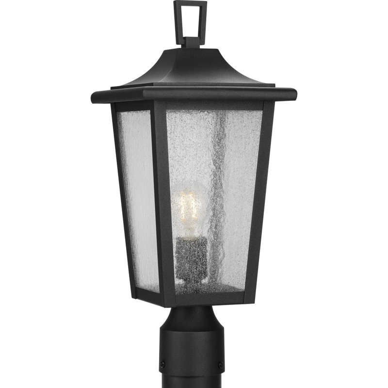 Lampadaire d'extérieur 1 lumière, Noir texturé