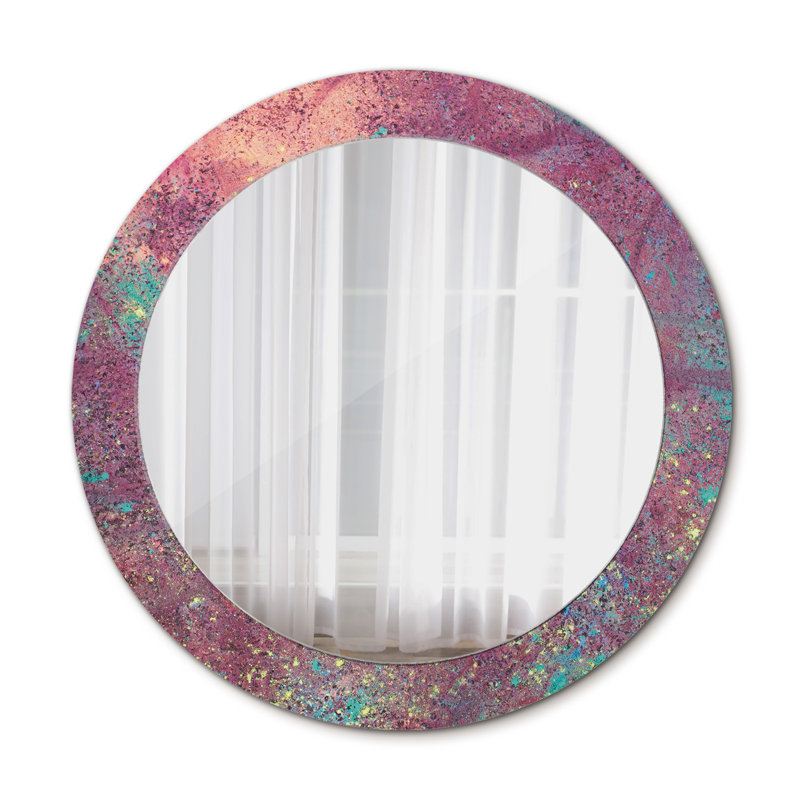 Huldar Glass Flat Wall Mirror, 70cm H x 70cm W