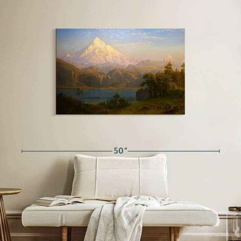 Alvord Mount Hood 1869, 26" H x 39" W