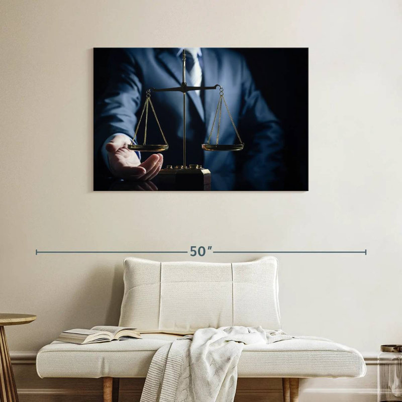 Justice Scale, 26" H x 39" W