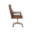 Collin Leather Swivel Office Chair-747214013