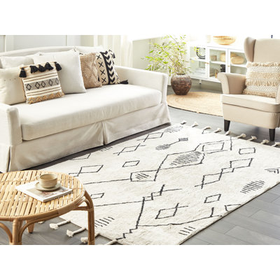 Grantsburg Moroccan Cotton Hand Woven Area Rug