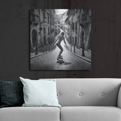  'Ride Free' by Rey Klimt Metal Wall Art