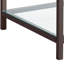 Rangement pour table de bout en verre Harway