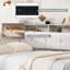 Lit de jour rembourré avec rangement, lit gigogne, charge USB et lumière DEL-6181576-6181578