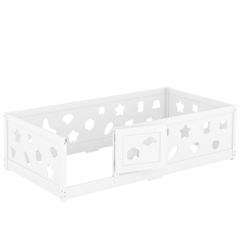 Solid Wood Bedframe with Rails