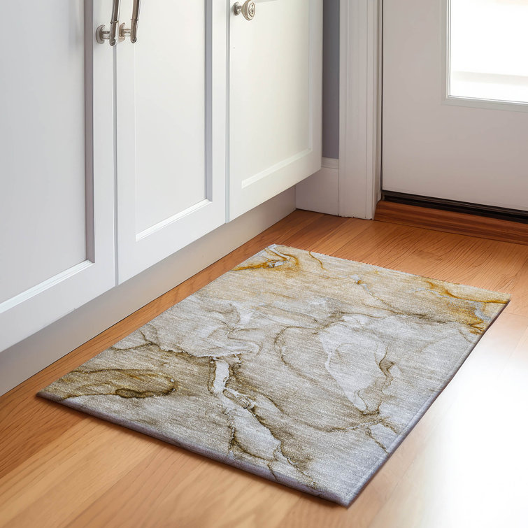 Premium Machine Washable Cerrito AMF516 Brown Rug
