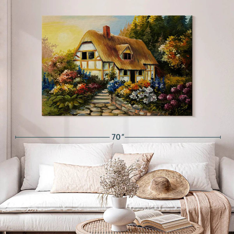 Paysage de maison de fée Lilie, H 34 po x l 51 po