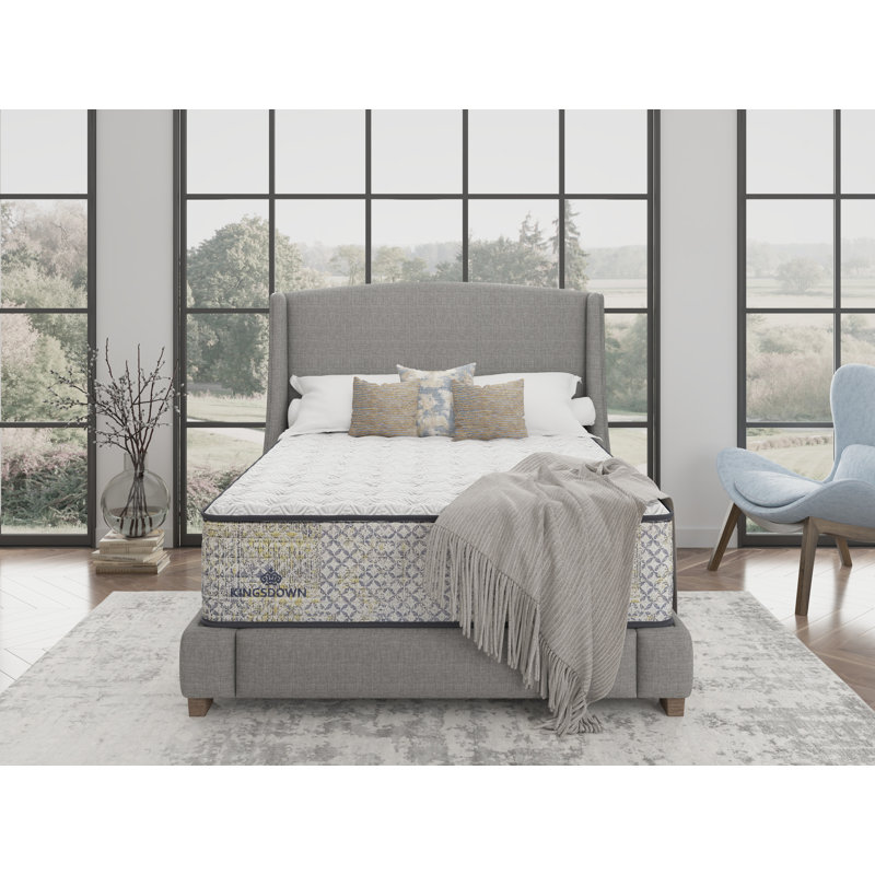 Kingsdown Prime Glencastle 13.5" Medium Firm Premium Innerspring Luxury Mattress, Extra-long Twin