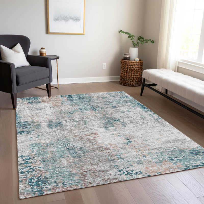 Tapis antidérapant Chaquana, Rectangle 5 pi x 7 pi 6 po