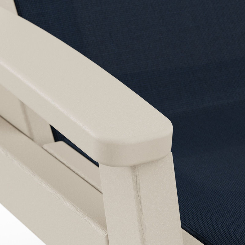 Chaise longue POLYWOOD Coastal, Sable, Marine