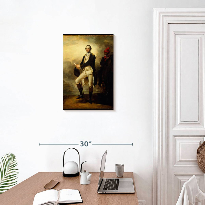 George Washington et William Lee, H 24 po x l 16 po