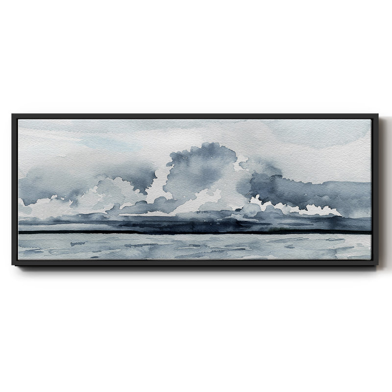 Passing Rain Storm II- Framed Canvas