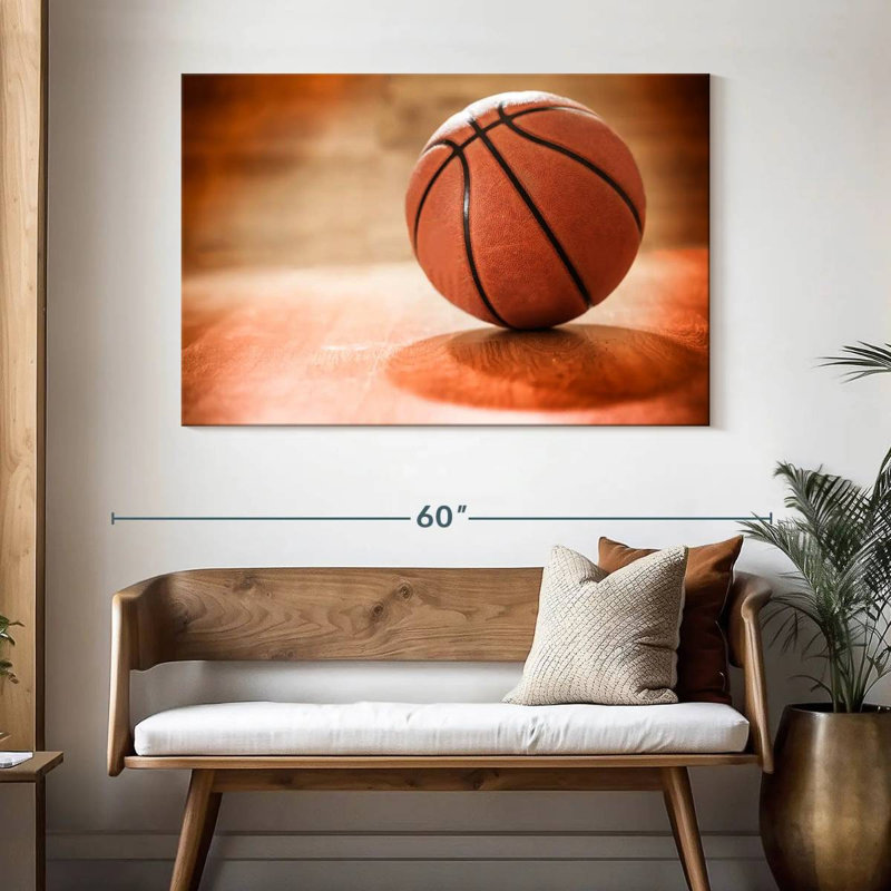  «Orange Basketball, H 32 po x l 48 po