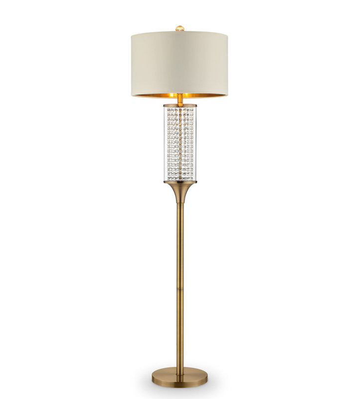 62.25-inch Pluviam Crystal Floor Lamp