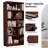 Heavy-Duty Adjustable Shelf Bookcase 5 Tier Wide Manga Bookshelves Library Office Bookcase-1877307886