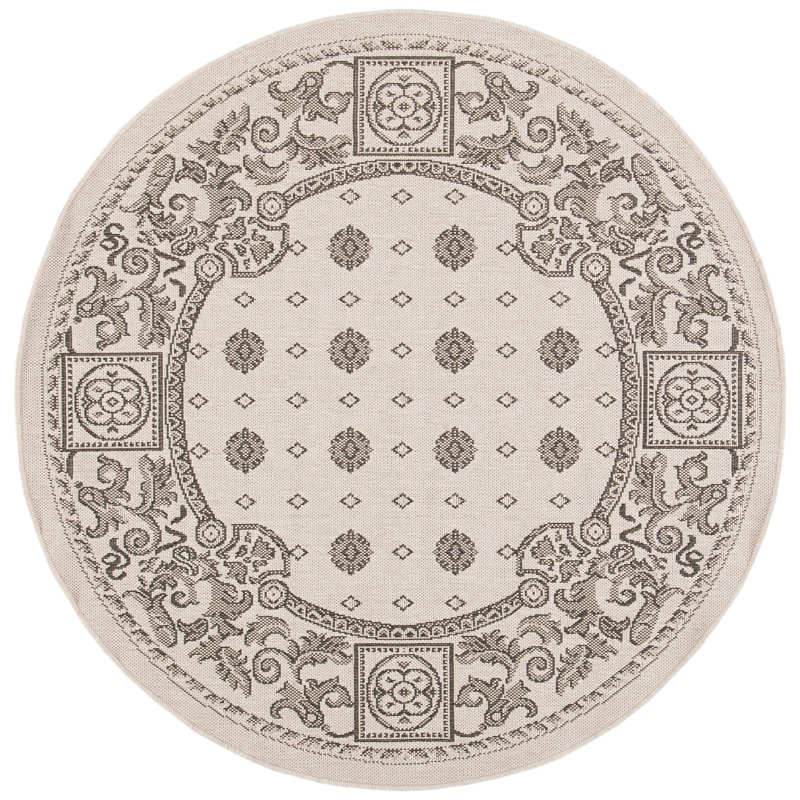 Herefordshire Performance Oriental Rug, Round 5'3"