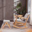 Chaise berçante inclinable avec repose-pieds Ahvianna-1173381245