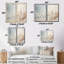Beige bleu océan tempête II - art mural moderne-702354344-702354347-702354349