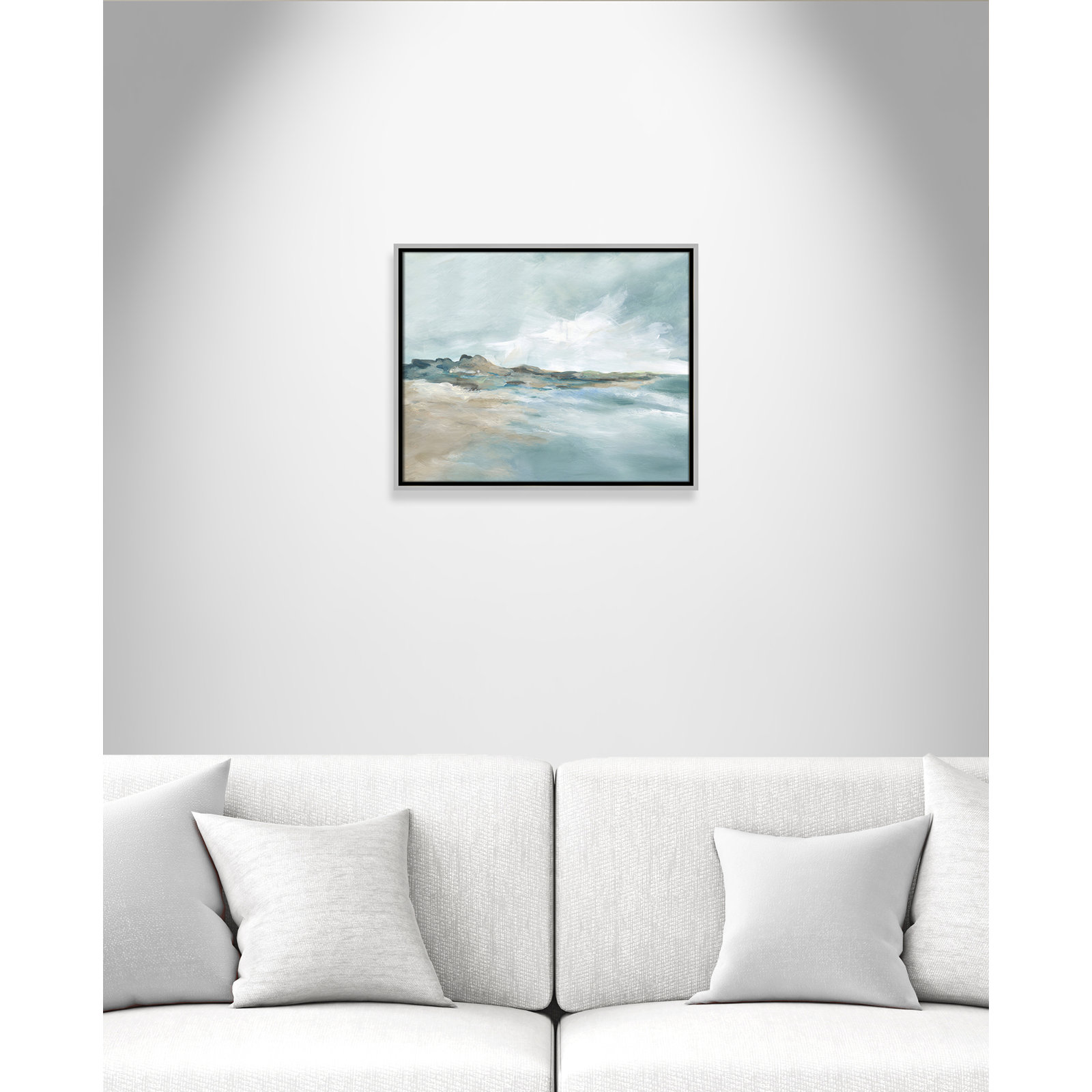 Coralie "Sandpoint" Print by Carol Robinson, 17.5" H x 21.5" W, Silver