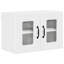 Vidaxl Kitchen Wall Cabinet With Shelf 2 Pcs White 60 X 31 X 40 Cm-121217752
