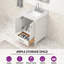 Meuble-lavabo autoportant de 24 po avec comptoir en marbre-840267287-840267273