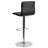Saffo Contemporary Button Tufted Vinyl Adjustable Height Barstool with Chrome Base-1664382248