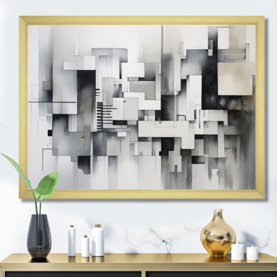 Impression sur toile gris abstrait Zen II - Minimalisme