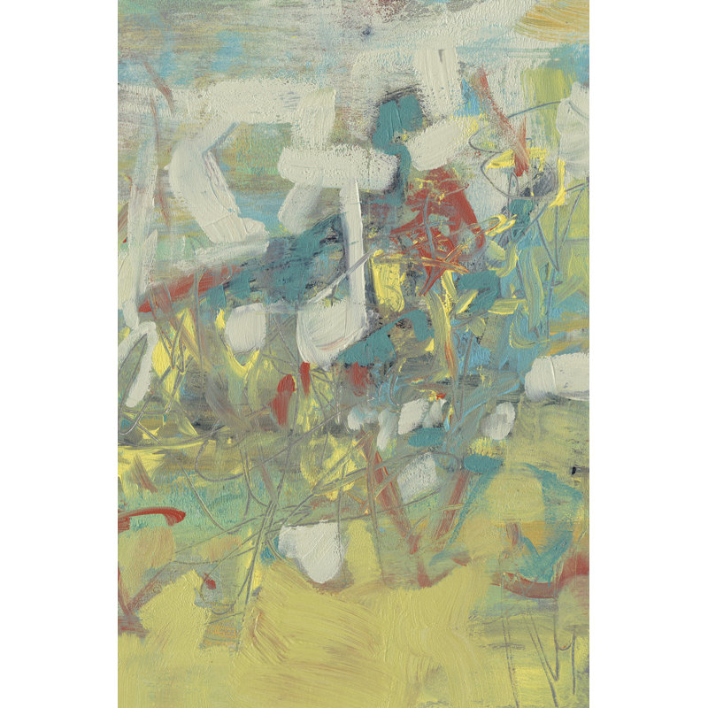 Graffiti Abstract II by Jennifer Goldberger - Wrapped Canvas Painting, 46cm H x 30cm W x 3.8cm D