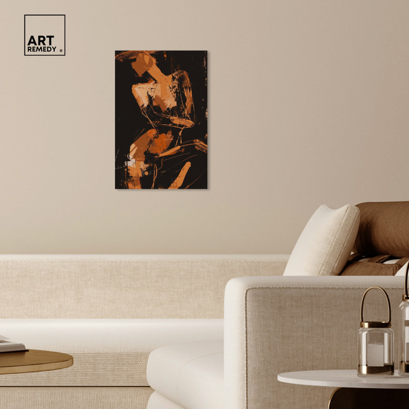 «Graceful Abstraction» par Art Remedy, Toile tendue, H 24 po x l 16 po