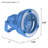 Wakeman Portable 2 in 1 LED Camping Lantern with Fan - Weather-Resistant 18 LED Light-23797831