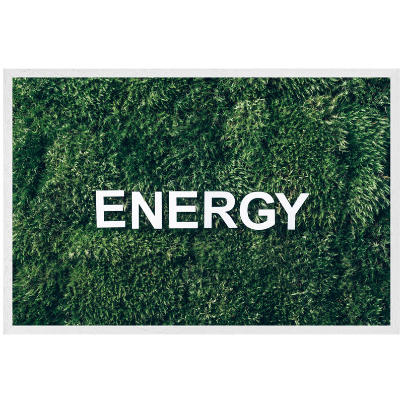 Bovill Wellness Energy - Single Picture Frame Print, 76cm H x 114cm W x 4cm D, Black Framed