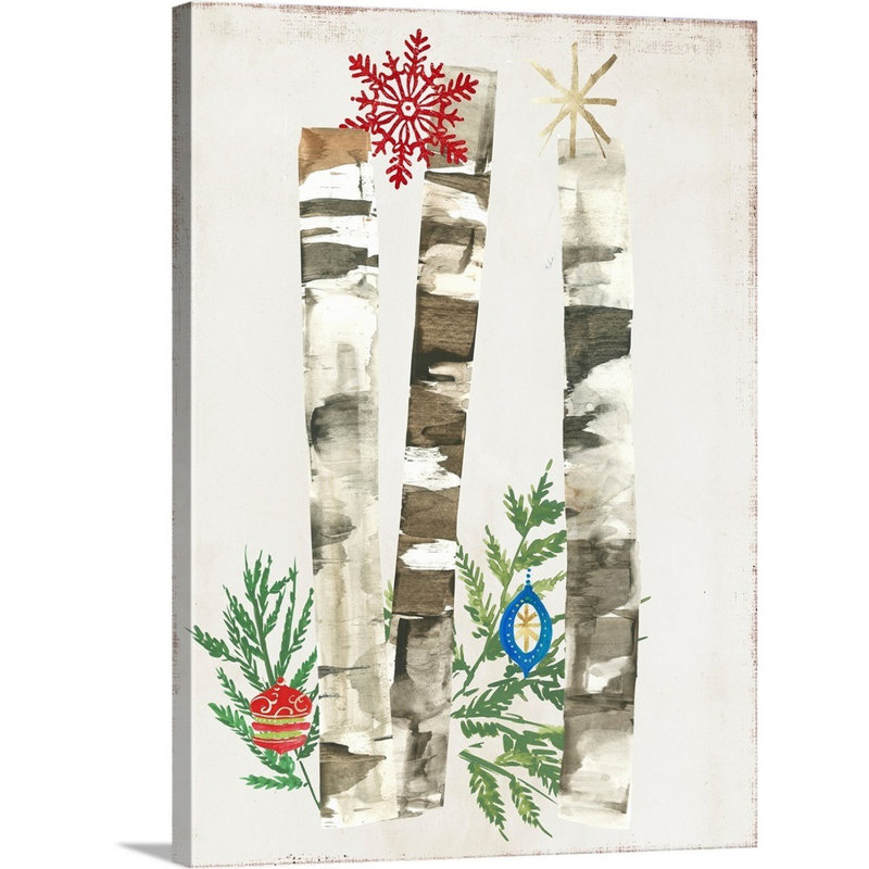 Jingle Bells-reproduction d’art sur toile, Toile tendue, H 24 po x l 18 po x 1,25 po