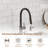 Willow Pull Down Sprayer Kitchen Faucet with Touchless Sensor and Deck Plate