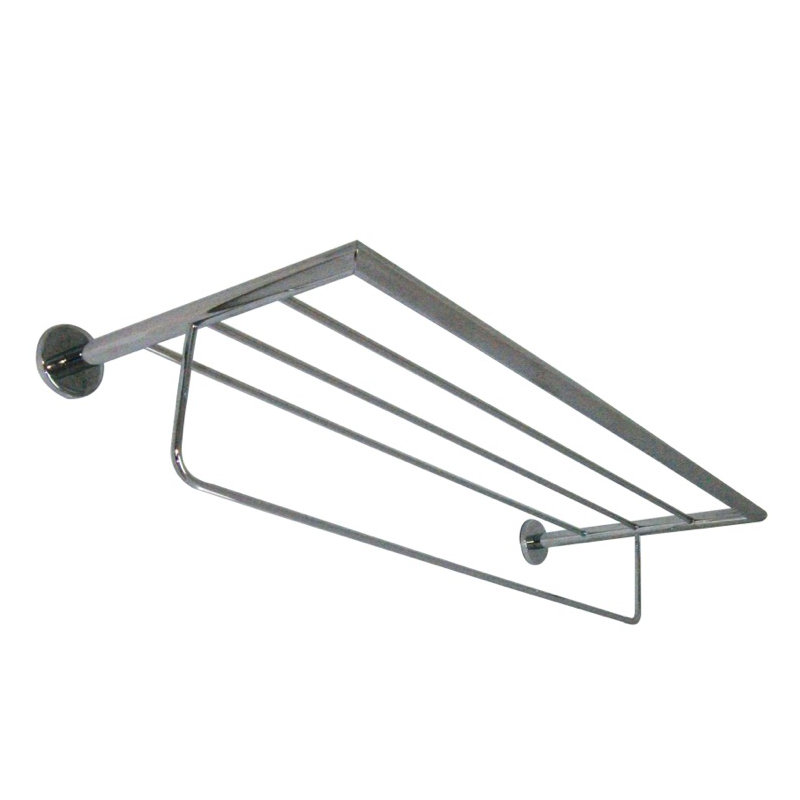 Tablette murale fluide, Chrome