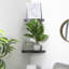 Harbour Housewares - Modern Floating Corner Wall Shelves-61892034-61892032