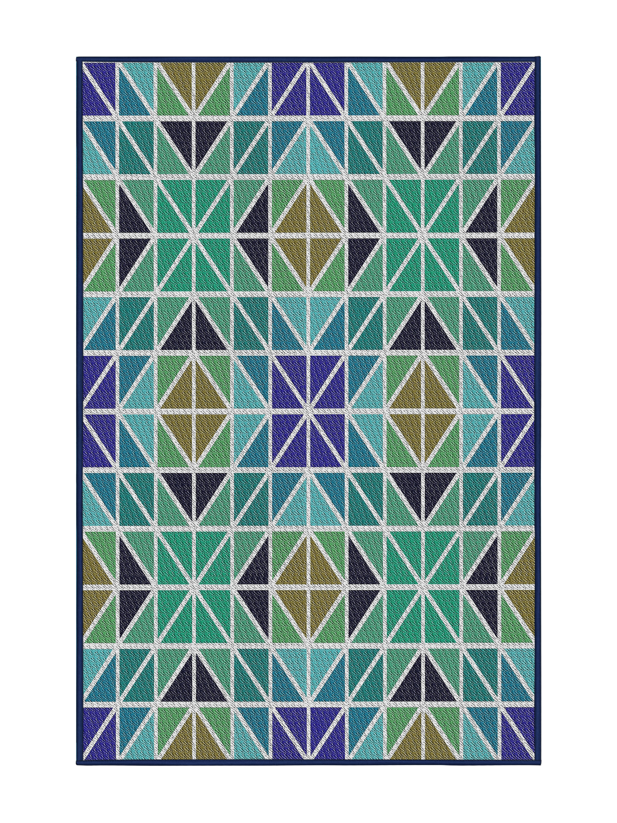Rosedale Rug Collection Corrigan Studio® Rosedale Geometric Green Area Rug | Wayfair