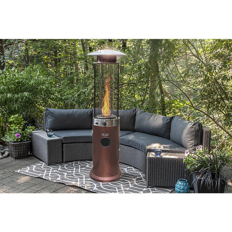 Chauffe-terrasse Venturi Spiral 40000 BTU, Bronze