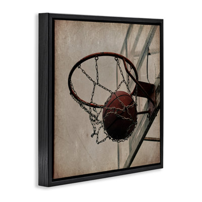 Be The Ball Basketball Floating Frame, design by Kim Allen