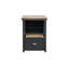 Classeur 1 tiroir 22 pouces, aucun assemblage requis, finition noire et whisky