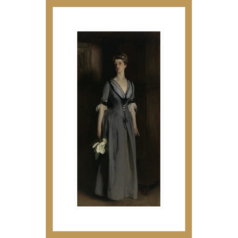 Mme. Albert Vickers, John Singer Sargent, impression giclée sur cadre, H 21,75 po x l 13,35 po
