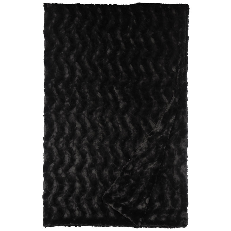 Obsidian Hand Woven Throw Blanket