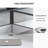Rectangle 3 Person Benching Workstation with Cable
