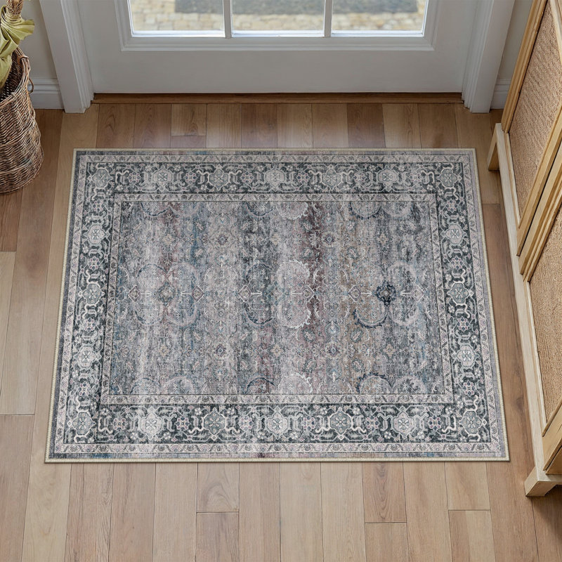 Tapis gris clair Luthien, Rectangulaire 2 pi x 3 pi
