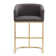 Lioba Upholstered Counter Stool with Metal Frame