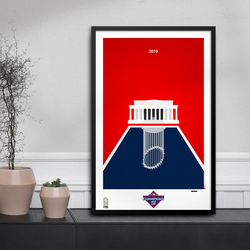 Minimalist 2019 MLB World Series Trophy par S. Preston Washington Nationals