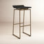 Tabouret de bar et de bar en bois de manguier massif Barlow-2102677845