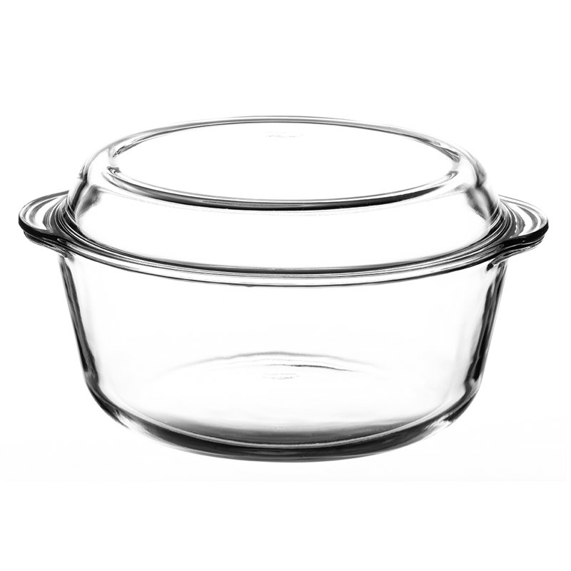 Pasabahce 3.15L Glass Round Dutch Oven